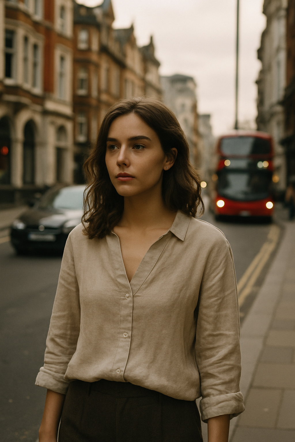 Maya | Linen Relaxed Fit Blouse